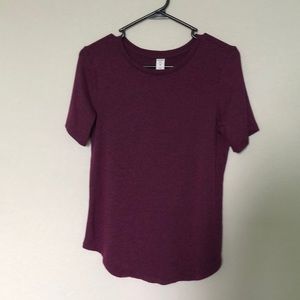 Purple fleece top